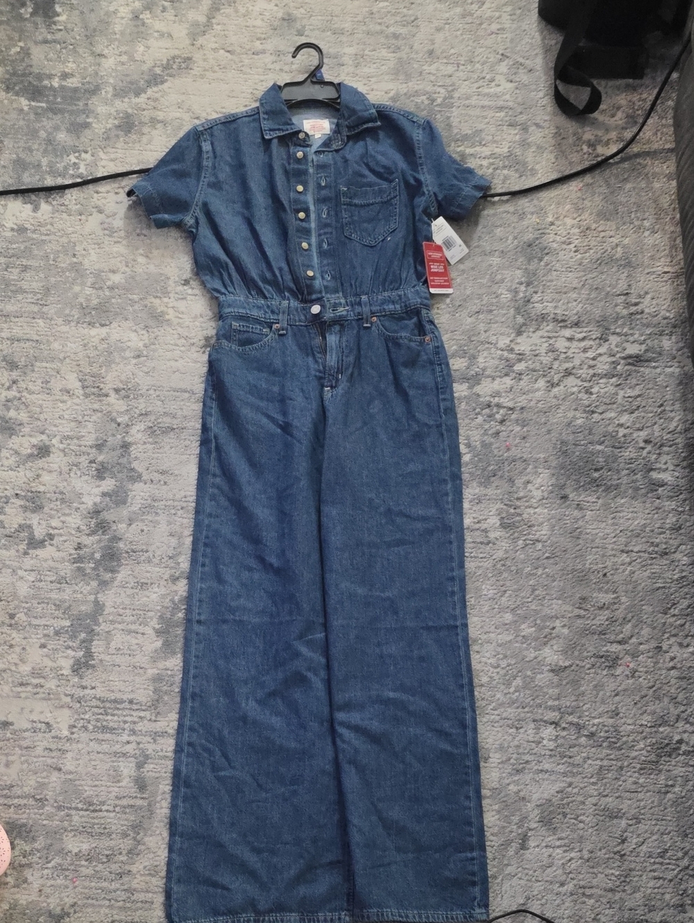 Signature by Levi Strauss Classic Indigo Denim Jumpsuit